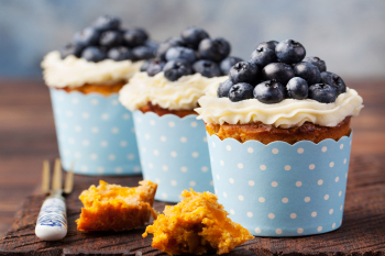 Sütőtökös-áfonyás muffin
