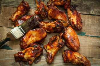 BBQ csirkeszárnyak