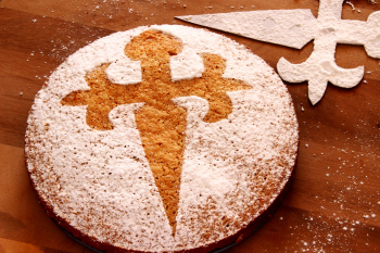 Tarta de Santiago-Szent Jakab sütemény