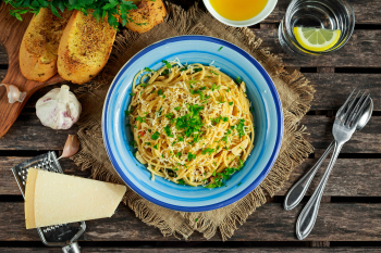 Aglio e olio spagetti 